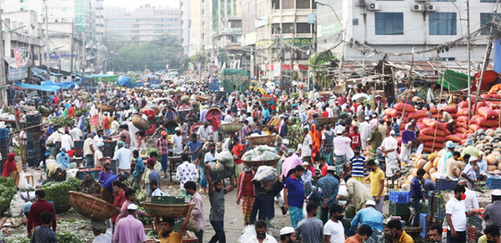 কাওরান বাজারে খুচরা বেচাকেনা বন্ধ