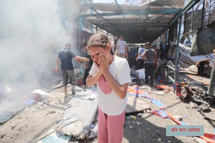 গাজায় ইসরায়েলি হামলায় একদিনে অন্তত ৫৭ ফিলিস্তিনির প্রাণহানী